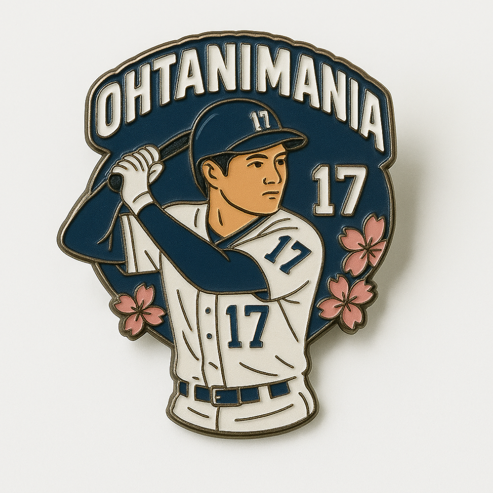 Ohtani Mania Pin Cherry Blossom Pin